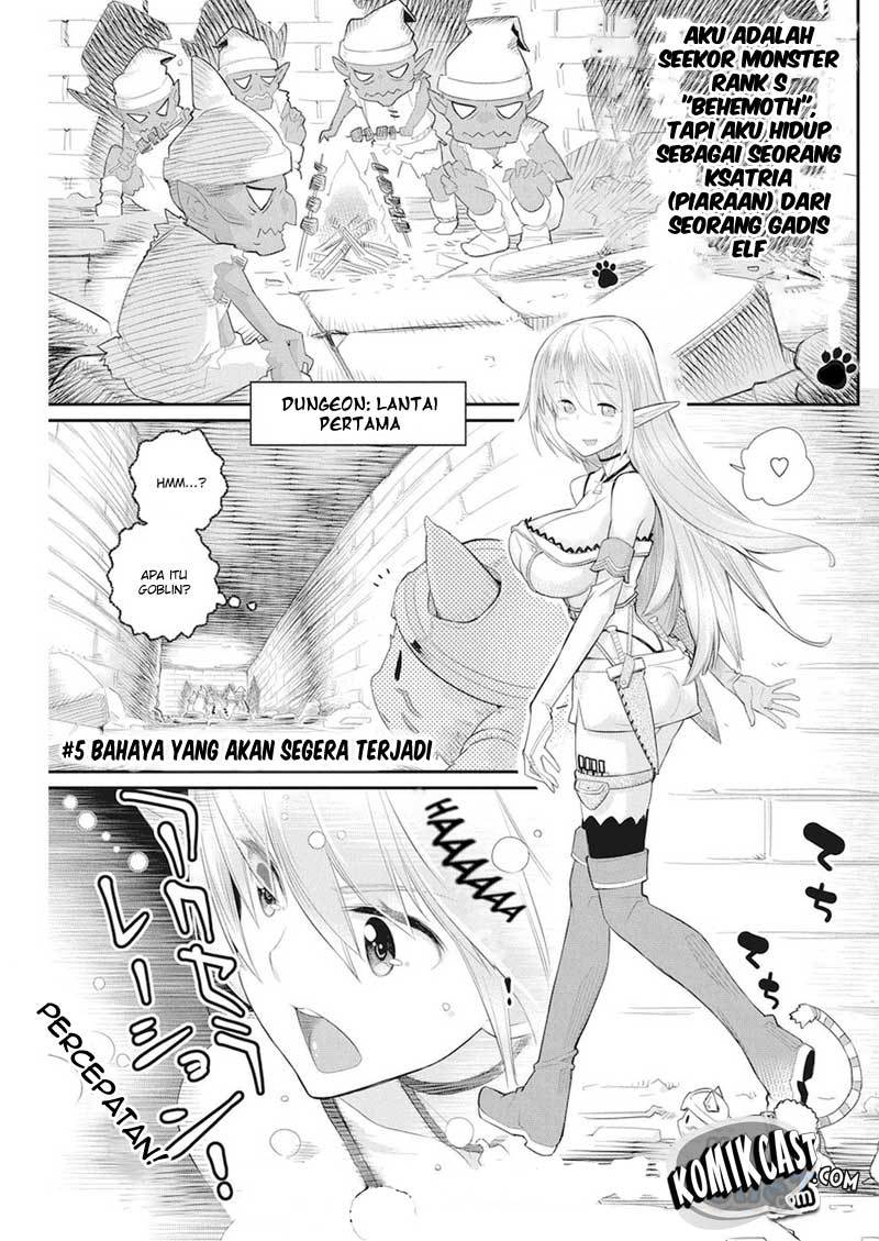 S-Rank Monster no Behemoth Dakedo, Neko to Machigawarete Erufu Musume no Kishi (Pet) Toshite Kurashitemasu Chapter 05 Gambar 1